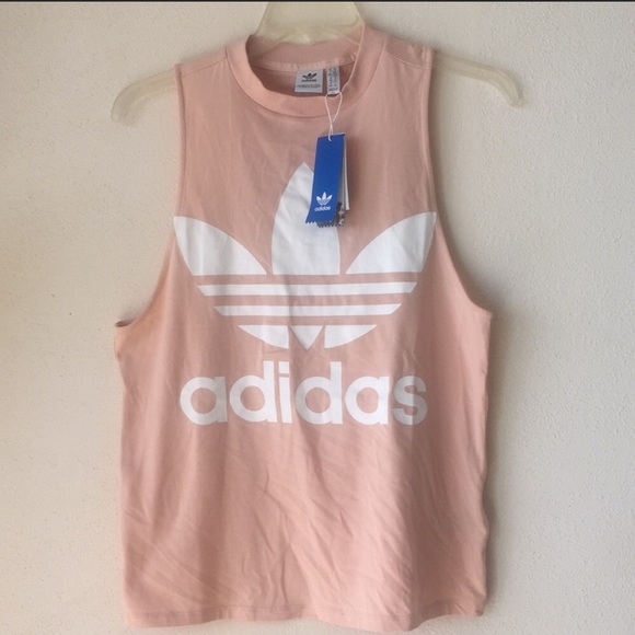 Adidas Blush Pink Tank Top/Muscle Tank - Picture 5 of 7